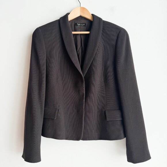 Marlowe Brown Knit Pant Suit 46 - Picture 1 of 8